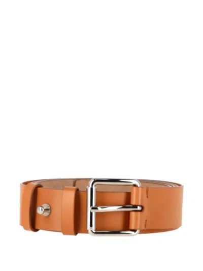 Pre-owned Michael Kors Vintage Leather Belt In Brown