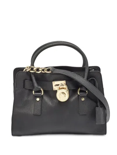 Pre-owned Michael Kors Vintage Leather Handbag In Black