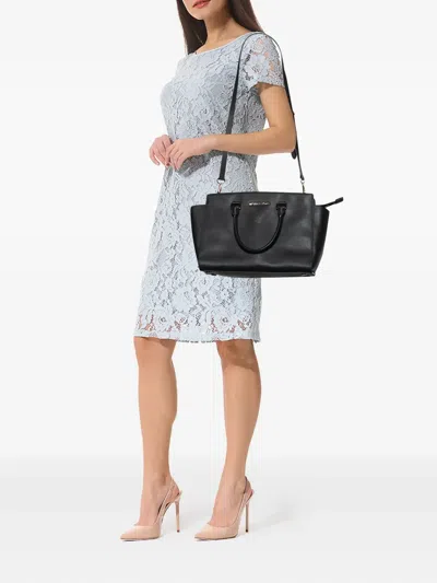 Pre-owned Michael Kors Vintage Leather Shoulder Bag In Black