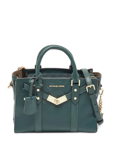 Pre-owned Michael Kors Vintage Logo-lettering Leather Tote Bag