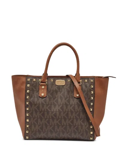 Pre-owned Michael Kors Vintage Logo-printed Tote Bag