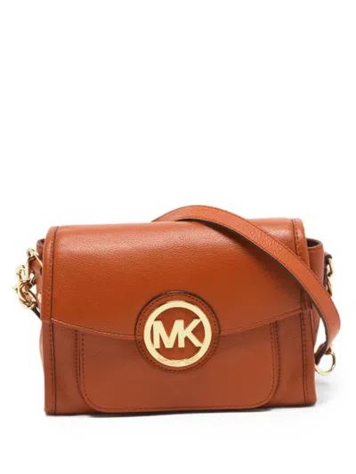 Pre-owned Michael Kors Vintage Margo Shoulder Bag In Orange