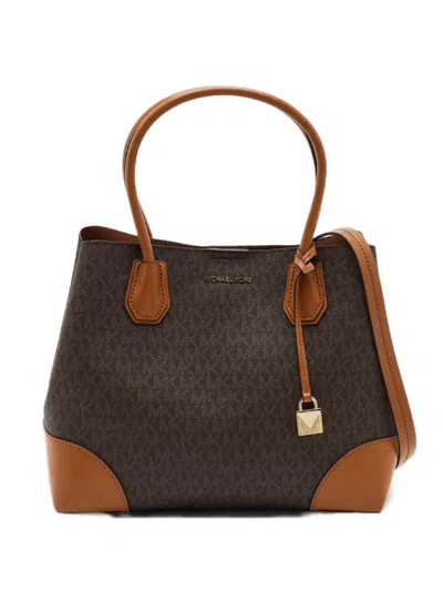 Pre-owned Michael Kors Vintage Medium Mercer Tote Bag In Brown