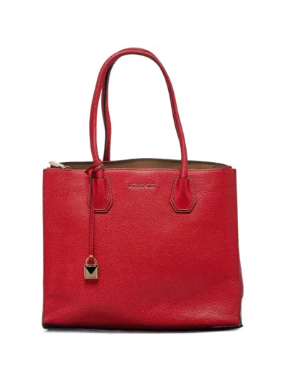 Pre-owned Michael Kors Vintage Mercer Tote Bag In Red
