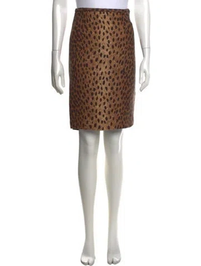 Pre-owned Michael Kors Vintage Mini Skirt In Brown