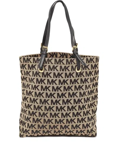 Pre-owned Michael Kors Vintage Monogram-canvas Tote Bag