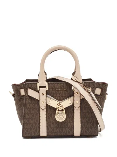 Pre-owned Michael Kors Vintage Nouveau Hamilton Monogram Lock Tote Bag