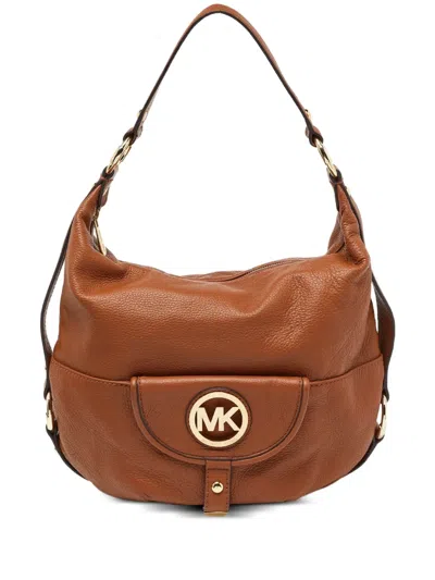 Pre-owned Michael Kors Vintage  Fulton Shoulder Bag In Brown