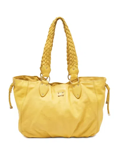 Pre-owned Michael Kors Vintage  Leather Braided Tote Bag