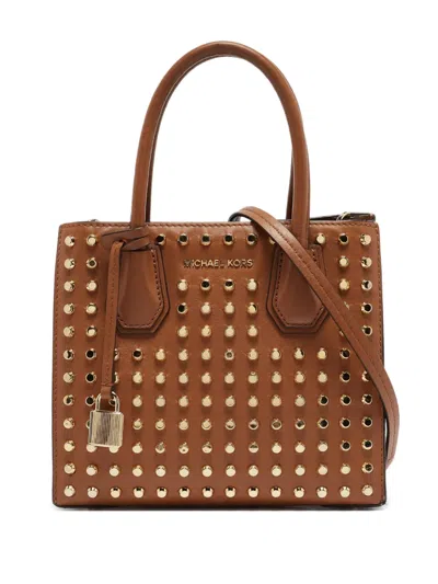 Pre-owned Michael Kors Vintage  Mercer Tote Bag In Brown