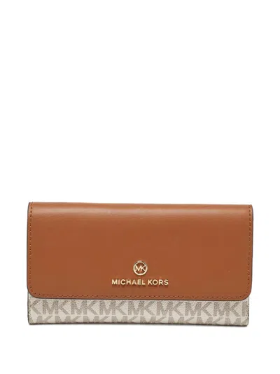 Pre-owned Michael Kors Vintage  Monogram-logo Wallet