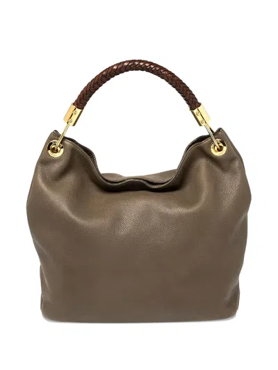 Pre-owned Michael Kors Vintage  Skorpios Shoulder Bag In Brown