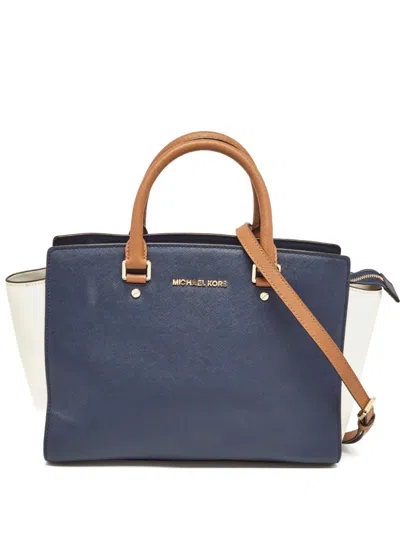Pre-owned Michael Kors Vintage  Two-tone Structured Handbag