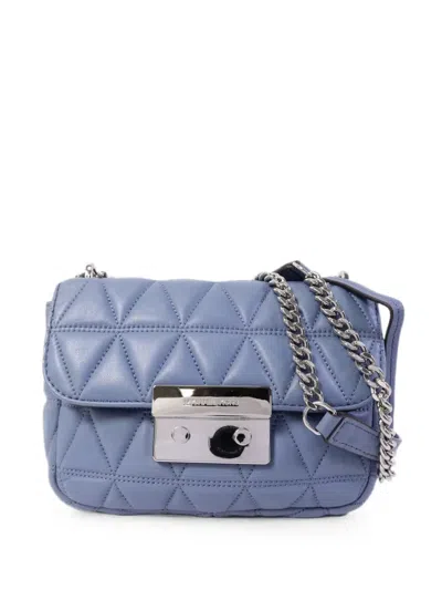 Pre-owned Michael Kors Vintage Quilted Shoulder Bag In Blue