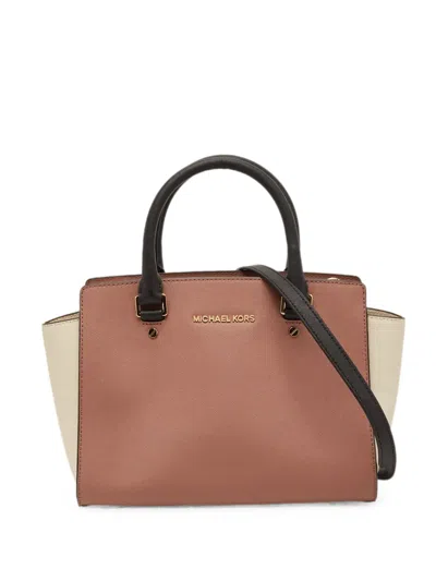 Pre-owned Michael Kors Vintage Selma Tote Bag In Pink