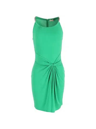 Pre-owned Michael Kors Vintage Sleeveless Mini Dress In Green