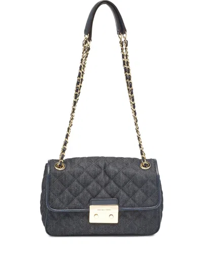 Pre-owned Michael Kors Vintage Sloan Quilted Denim Shoulder Bag