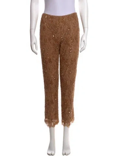 Pre-owned Michael Kors Vintage Straight Leg Pants In Brown