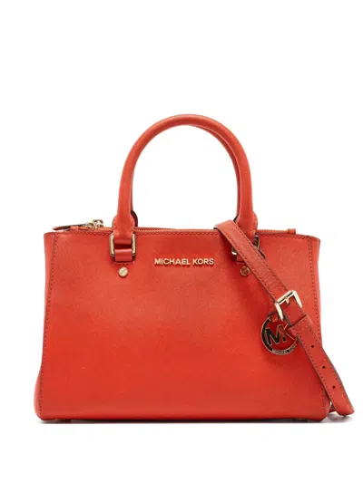 Pre-owned Michael Kors Vintage Sutton Saffiano Leather Tote Bag