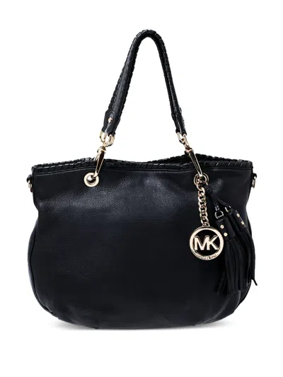 Pre-owned Michael Kors Vintage Tassel-detail Leather Satchel