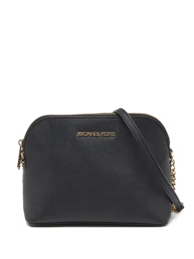 Pre-owned Michael Kors Vintage Textured Zip-top Shoulder Bag