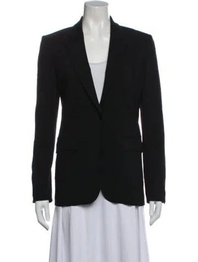 Pre-owned Michael Kors Virgin Wool Blazer In Gray