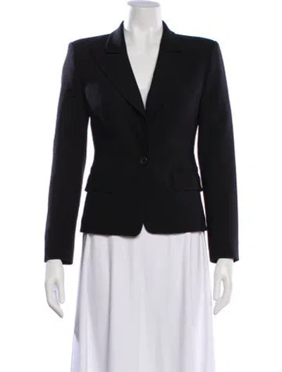 Pre-owned Michael Kors Virgin Wool Blazer In Gray
