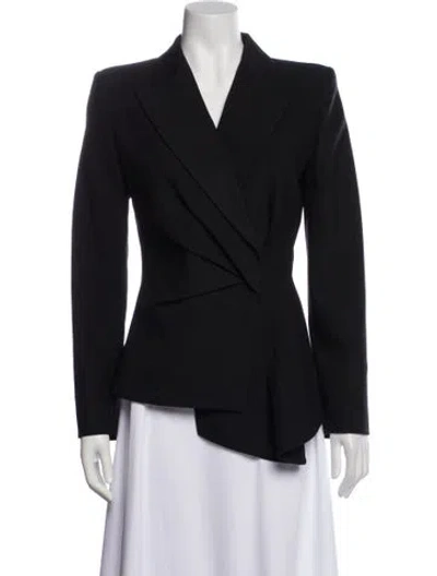 Pre-owned Michael Kors Virgin Wool Blazer In Gray