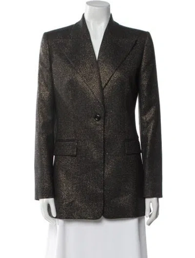Pre-owned Michael Kors Virgin Wool Blazer In Multi