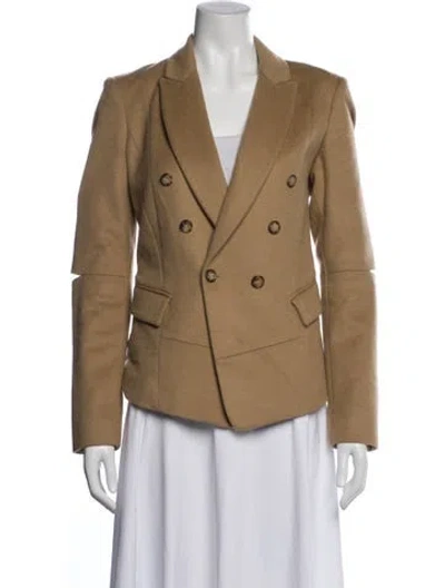 Pre-owned Michael Kors Virgin Wool Blazer In Neutral