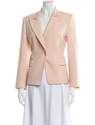 Pre-owned Michael Kors Virgin Wool Blazer In Pink