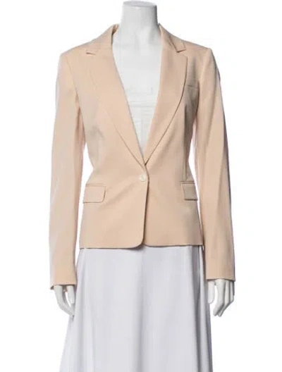 Pre-owned Michael Kors Virgin Wool Blazer W/ Tags In Neutrals