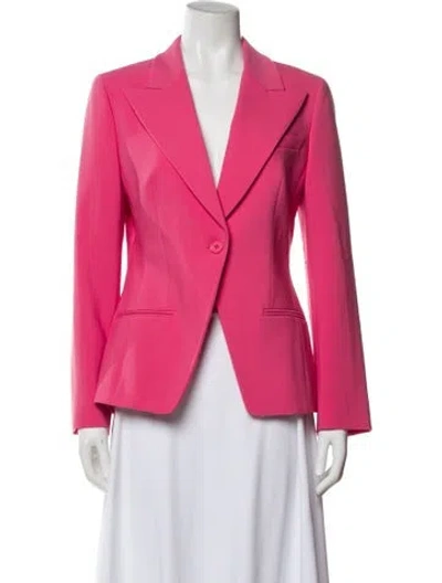 Pre-owned Michael Kors Virgin Wool Blazer W/ Tags In Pink