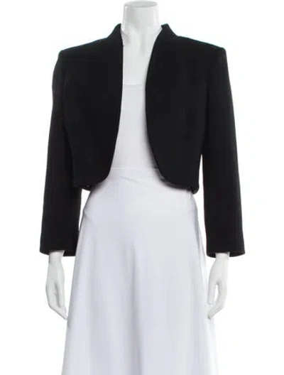 Pre-owned Michael Kors Virgin Wool Bolero In Gray