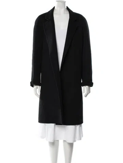 Pre-owned Michael Kors Virgin Wool Coat In Black