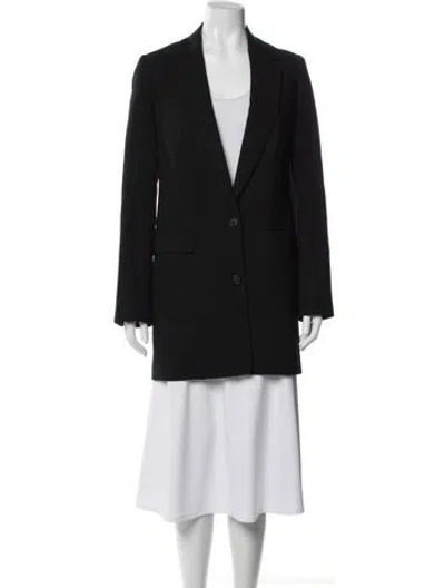 Pre-owned Michael Kors Virgin Wool Coat In Black