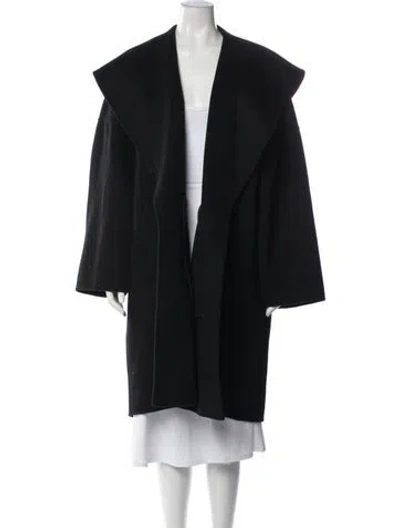 Pre-owned Michael Kors Virgin Wool Coat In Blue
