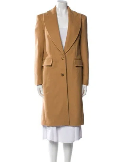 Pre-owned Michael Kors Virgin Wool Coat In Neutral