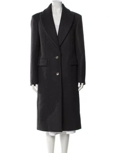 Pre-owned Michael Kors Virgin Wool Coat W/ Tags In Grey