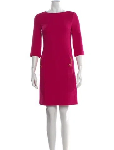 Pre-owned Michael Kors Virgin Wool Dress In Pink