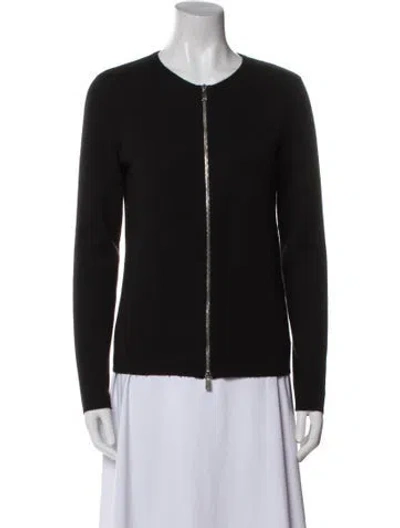 Pre-owned Michael Kors Virgin Wool Jacket In Black