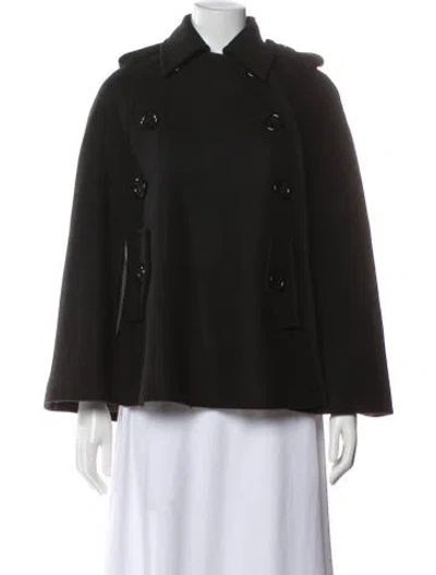 Pre-owned Michael Kors Virgin Wool Jacket In Black