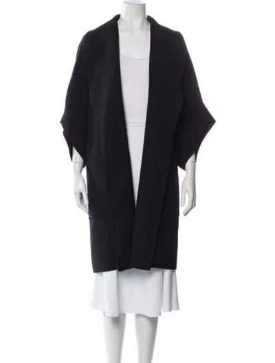 Pre-owned Michael Kors Virgin Wool Jacket In Black