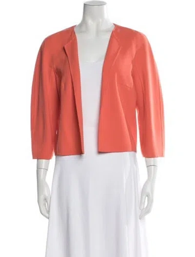 Pre-owned Michael Kors Virgin Wool Jacket In Pink