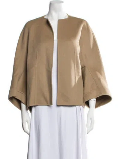 Pre-owned Michael Kors Virgin Wool Jacket W/ Tags In Brown