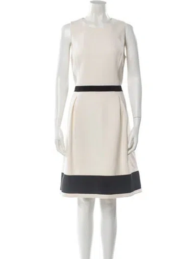 Pre-owned Michael Kors Virgin Wool Knee-length Dress