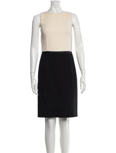Pre-owned Michael Kors Virgin Wool Knee-length Dress
