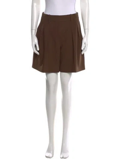 Pre-owned Michael Kors Virgin Wool Knee-length Shorts In Brown