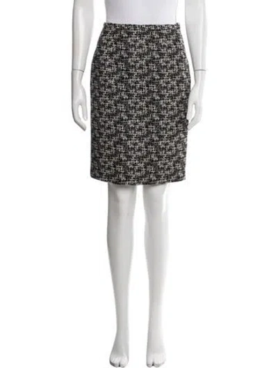 Pre-owned Michael Kors Virgin Wool Knee-length Skirt In Black