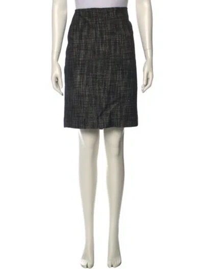 Pre-owned Michael Kors Virgin Wool Knee-length Skirt In Multi